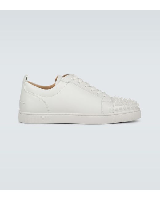 christian louboutin white trainers
