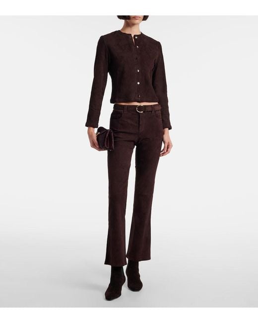 Stouls Brown Astrid Suede Cardigan