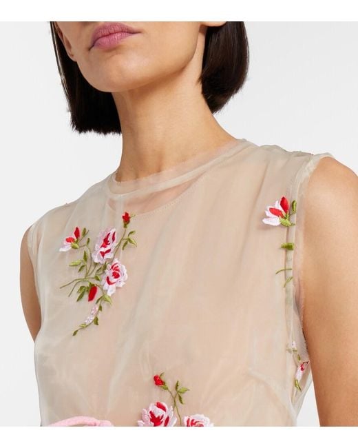 Abito Midi di Simone Rocha in White