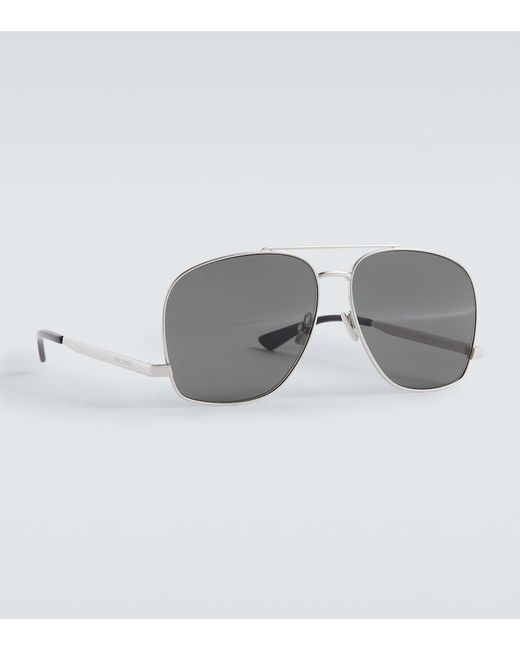 Saint Laurent Aviator-Sonnenbrille Sl 653 Leon in Metallic für Herren