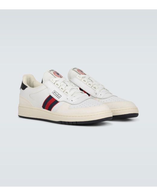 polo ralph lauren men's court sneakers