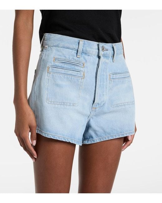 Citizens of Humanity Blue Marlow Denim Shorts
