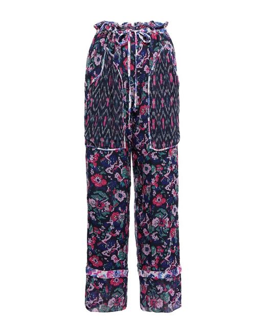 Isabel Marant Blue Ryama Floral Pants