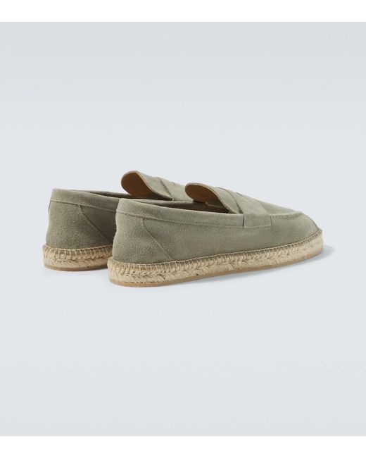 Lardini Green Suede Espadrilles for men