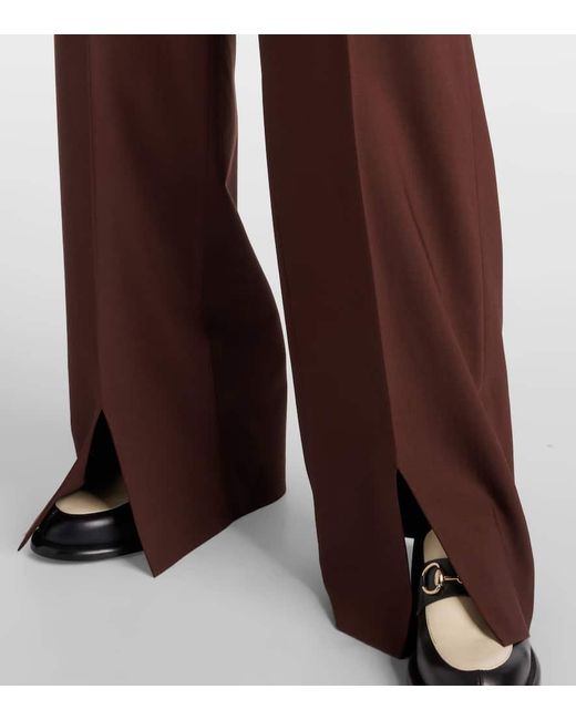 Gucci Red Jumpsuit Horsebit Aus Einem Wollgemisch