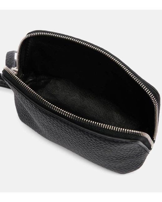 バッグ THE ROW Owen Pouch Grain Leather black THE ROW Owen Small Pouch Bag in Grain Leather - Bergdorf Goodman