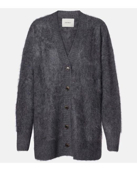 Lisa Yang Gray Cardigan Elaria Aus Kaschmir