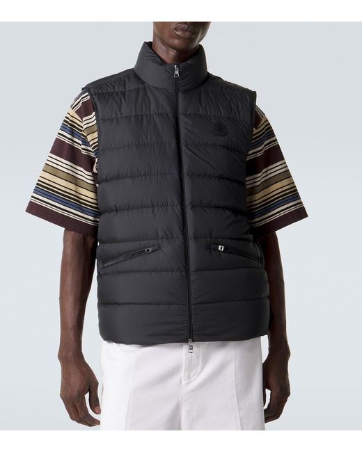 Moncler Black Lechtal Down Vest for men