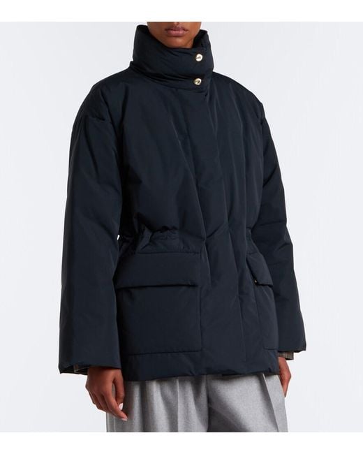 Moncler Blue Ideal Down Jacket
