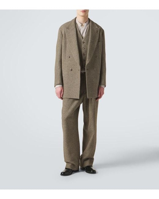 Giorgio Armani Natural Archivio Pinstripe Shirt for men