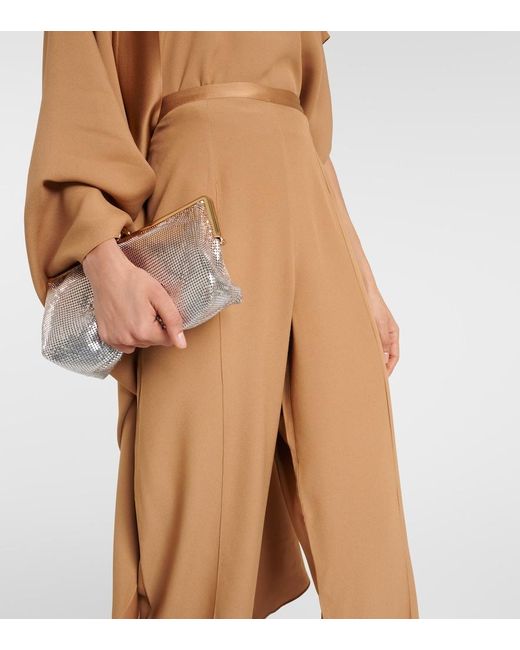 Taller Marmo Brown High-Rise Wide-Leg Pants