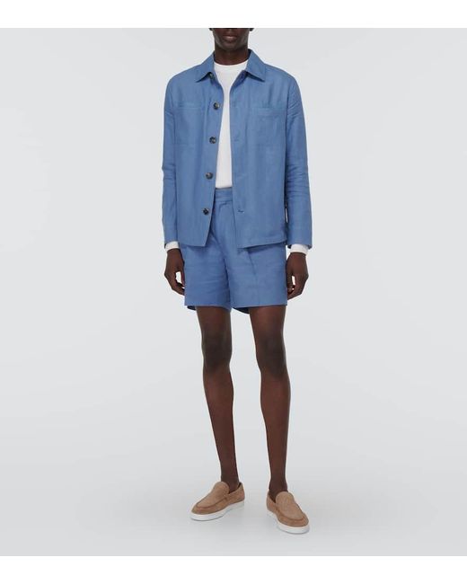 Mocassins Varsiboat En Daim Christian Louboutin pour homme en coloris Brown