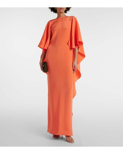 Vestido de fiesta Elegante Baleari Max Mara de color Orange