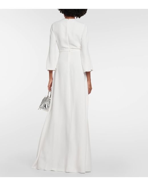 Giambattista Valli Bow-detail Gown in White