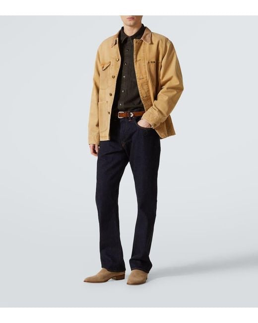 Jeans Bootcut A Vita Media di RRL in Blue da Uomo