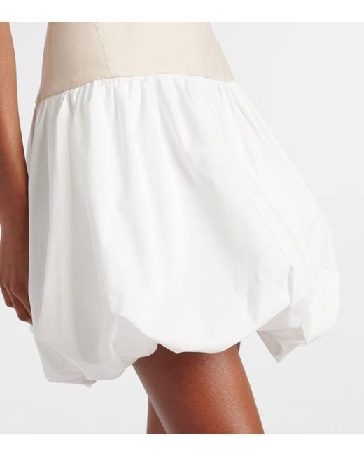 Jonathan Simkhai White Minikleid Fifi