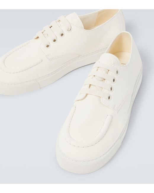 Zapatillas De Ante Prada de hombre de color White