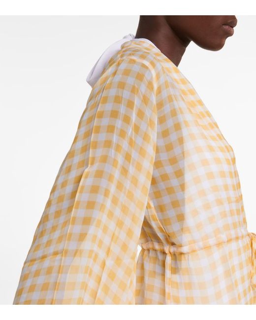 Alexandra Miro Multicolor Checked Minidress