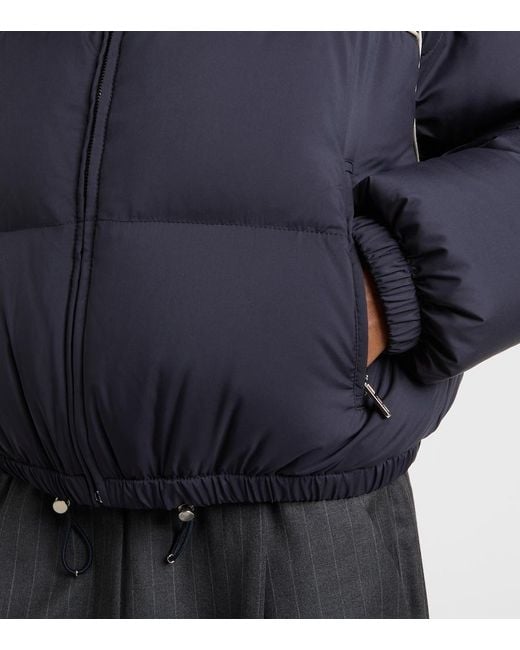 Miu Miu Blue Technical Down Jacket