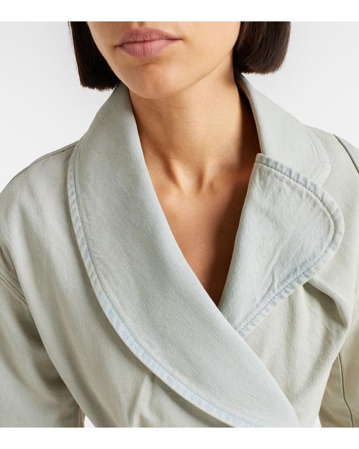Vivienne Westwood Natural Stormy Faded Denim Jacket