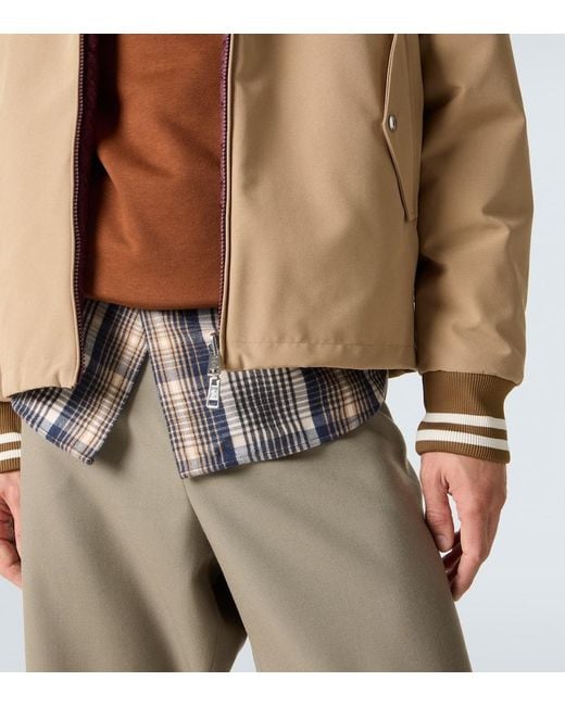 Moncler Natural Archivio Reversible Bomber Jacket for men