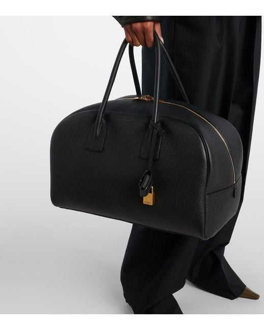 Saint Laurent Black Tote Bag Aus Leder