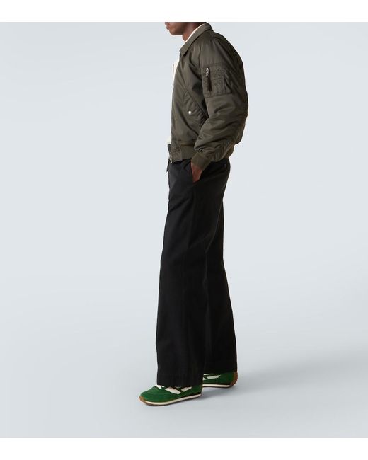 Tom Ford Green Mick Suede Sneakers for men