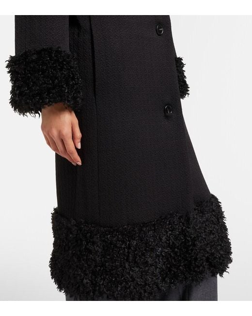 Rixo Black Diara Coat