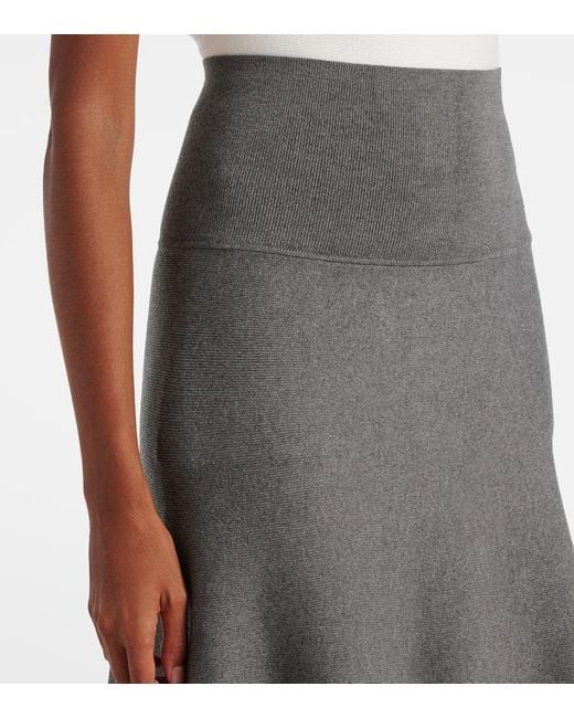 Gonna Midi Gabrielle di Frankie Shop in Gray