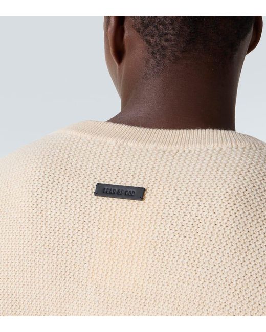 Fear Of God Natural Virgin Wool Sweater for men