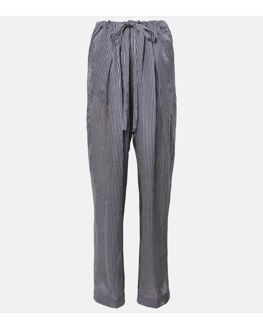 Khaite Gray Gerade Hose Trenton