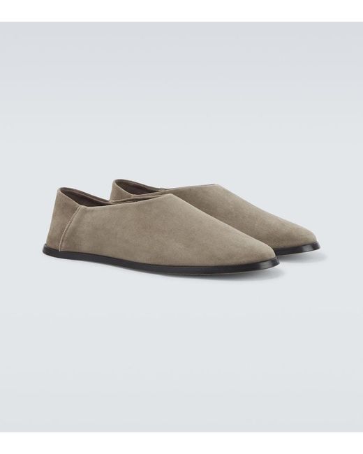 Fear Of God White Suede Loafers for men