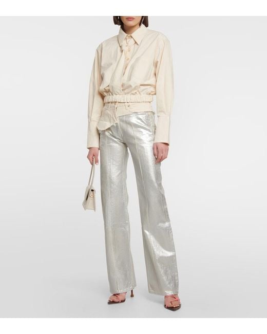 Jacquemus Green Les Sandales Pralu Hautes Pumps