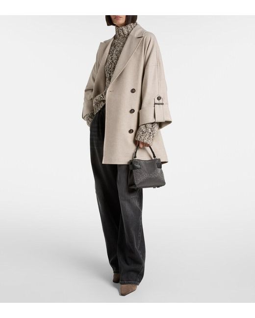 Brunello Cucinelli Black Medium Shoulder Bag