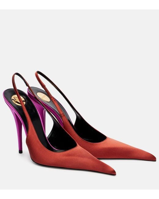 Saint Laurent Multicolor Deroche Slingback Pump