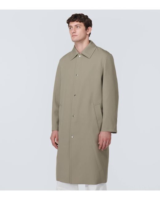Manteau en laine Jil Sander pour homme en coloris Natural