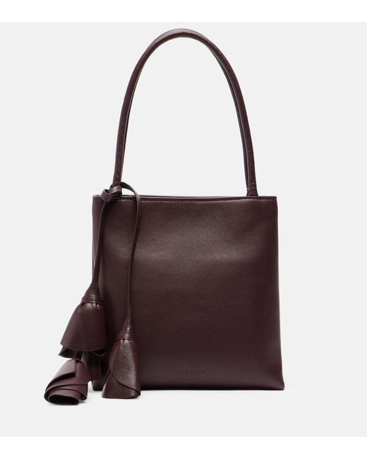 Magda Butrym Purple Julia Small Leather Shoulder Bag