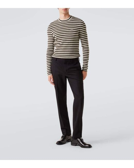 Prada Pullover Aus Schurwolle in Natural für Herren