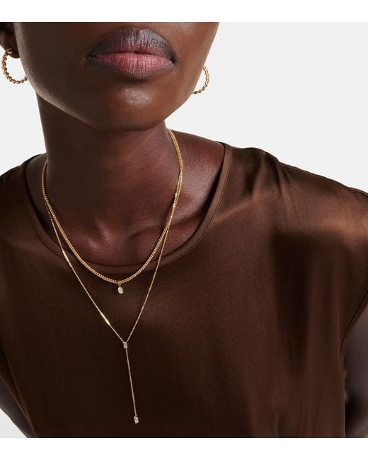 Anita Ko White 18Kt Necklace With Diamonds