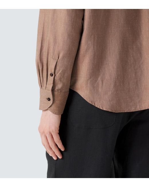 Camicia di STÒFFA in Brown da Uomo