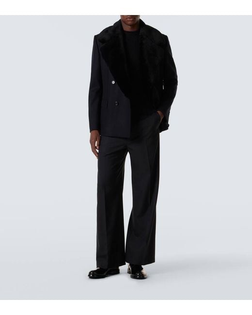 Dolce & Gabbana Black Leather Derby Shoes for men