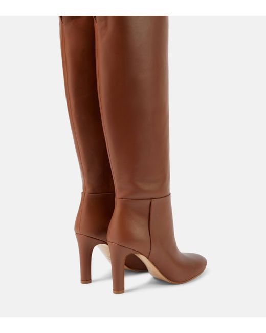 Gabriela Hearst Brown Linda Leather Over-the-knee Boots