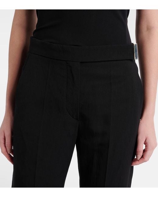 Sportmax Blue Piacere Flared Pants