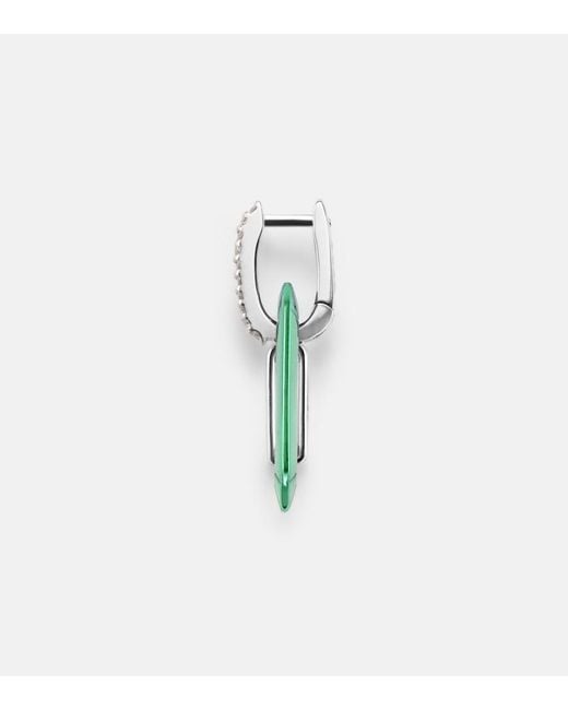 Eera Green Chiara 18Kt And Diamond Single Earring