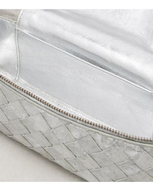 Bottega Veneta Schultertasche Bang Bang Aus Metallic-Leder