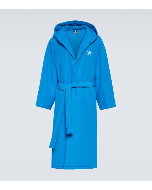 Balenciaga Blue X Adidas Logo Bathrobe for men