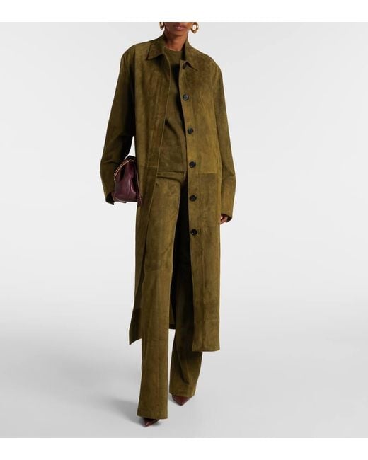 Stouls Brown Kam 24 Suede Flared Pants