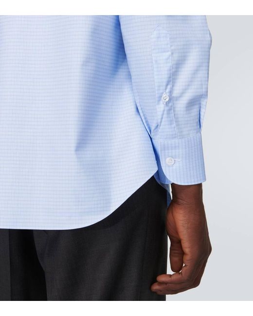 Camisa oxford de algodon Brioni de hombre de color Blue