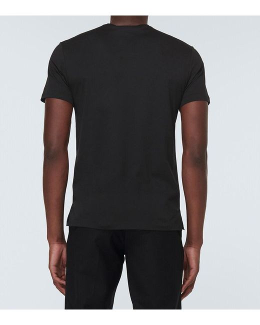Ralph Lauren Black Cotton Jersey T-Shirt for men