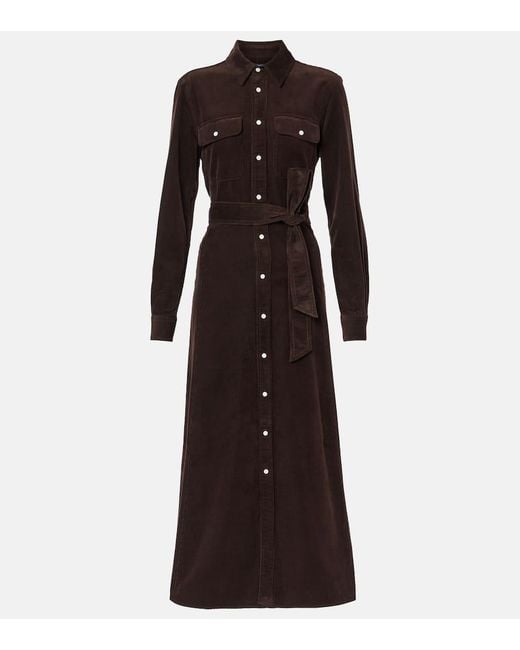 ralph lauren brown corduroy dress Better Days Ahead Flutter Sleeve Dress, White 1XL main image 1